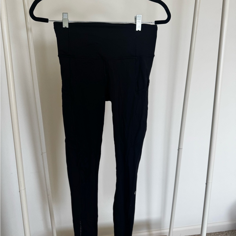 Lululemon Black Nuluxe High-Waisted Leggings